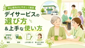デイサービスの選び方と上手な使い方の記事のアイキャッチ